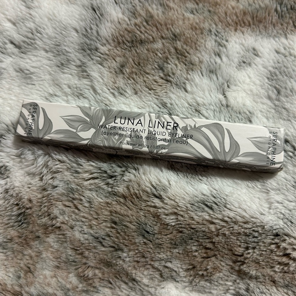 SERAPHINE BOTANICALS Luna Liner Black Water Resistant Liquid Eyeliner NIB